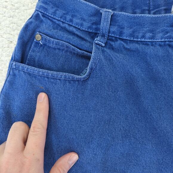 Vintage Gitano Denim High‎ Rise Shorts Button Fly Womens 14 Relaxed Midi Mom Dad - Picture 6 of 7